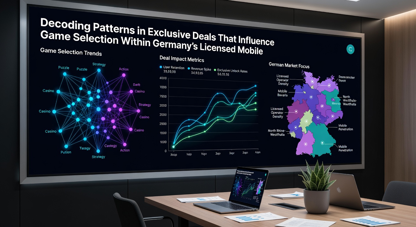 Datenvisualisierung von Spielauswahlmustern durch exklusive Deals auf lizenzierten deutschen Plattformen