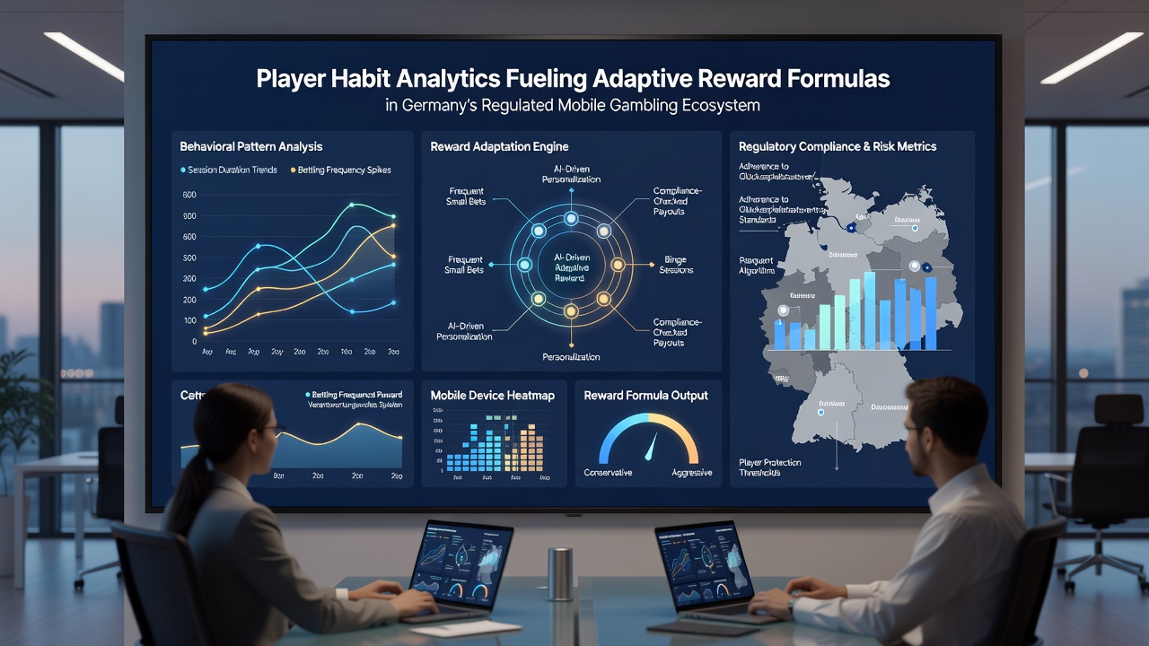 Darstellung adaptiver Belohnungssysteme basierend auf Spieleranalysen in mobilen deutschen Glücksspiel-Apps