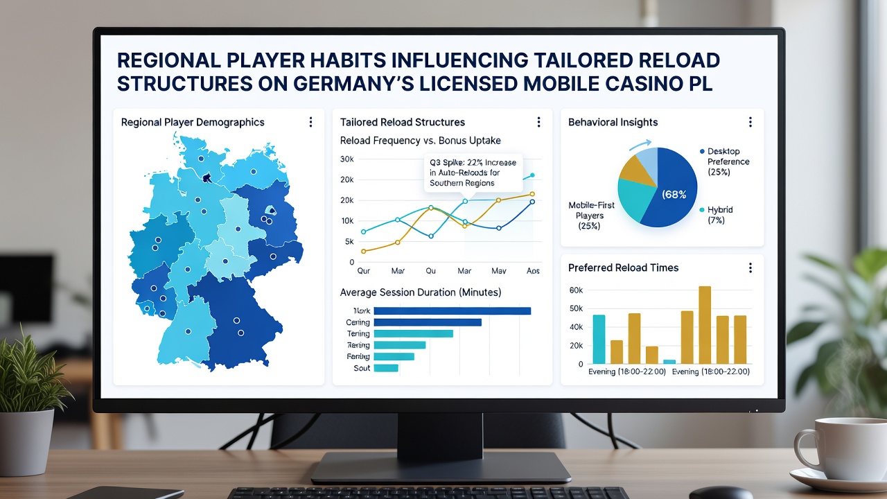Mobile Casino-App mit regional angepassten Reload-Boni und Spielstatistiken
